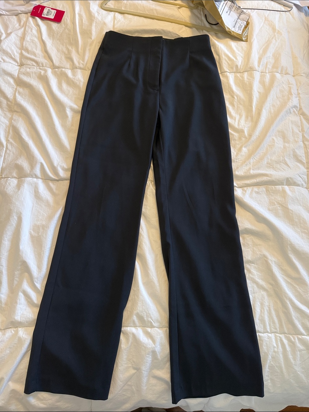 Abercrombie & Fitch Black Wide-Leg Trousers